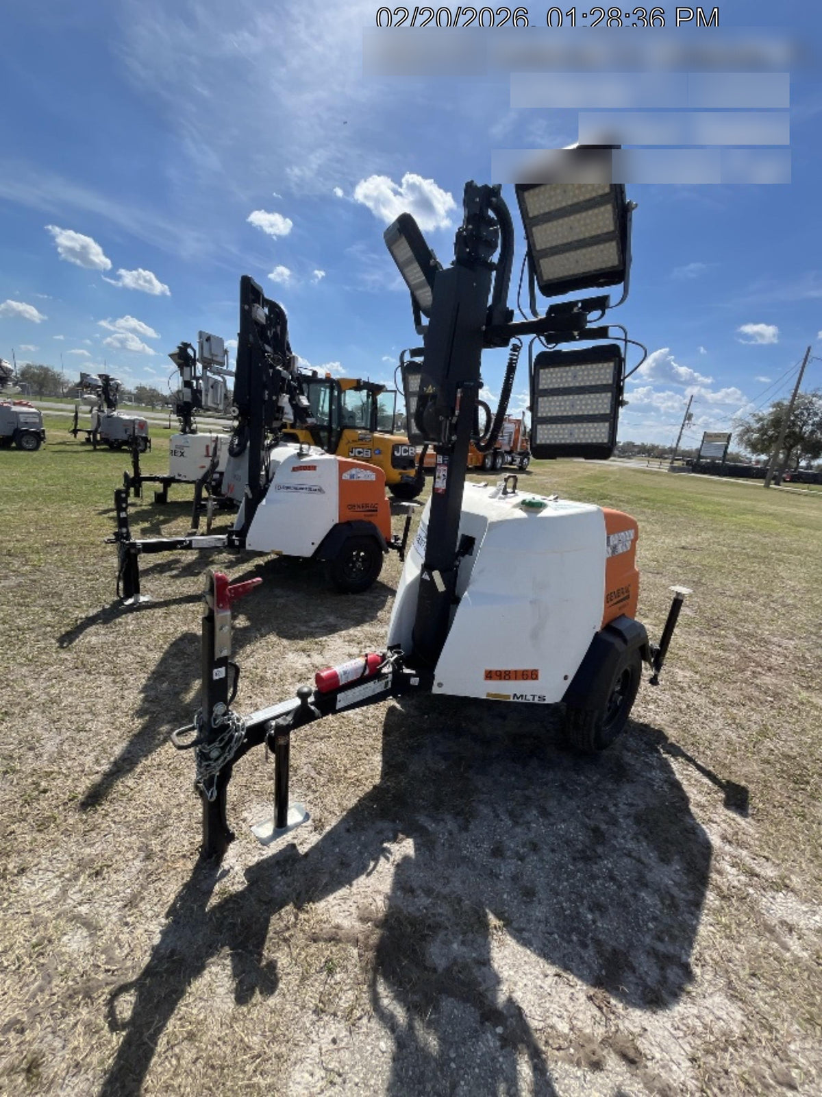 2024 Generac MLT6SKDS-STD4 ELEC WINCH Diesel, Electric Winch Mast, Powerzone Controller, (4) 320W LED Lights, 4kW Generator, 39.9 Gal Fuel Tank, 2" Ball, T3