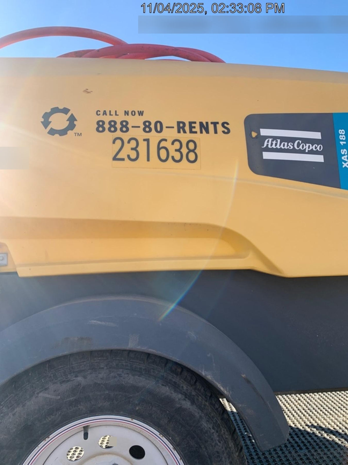 2022 ATLAS COPCO XAS188 CWK