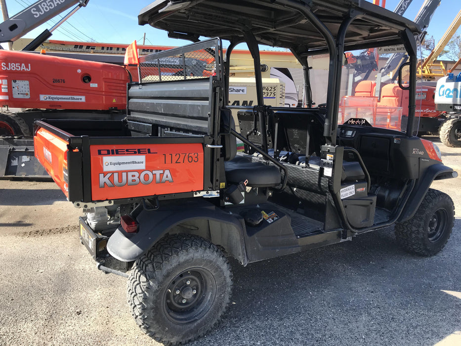 2020 Kubota RTV-X1140 4 Seat UTV, 4WD, Canopy, Standard Rental Spec