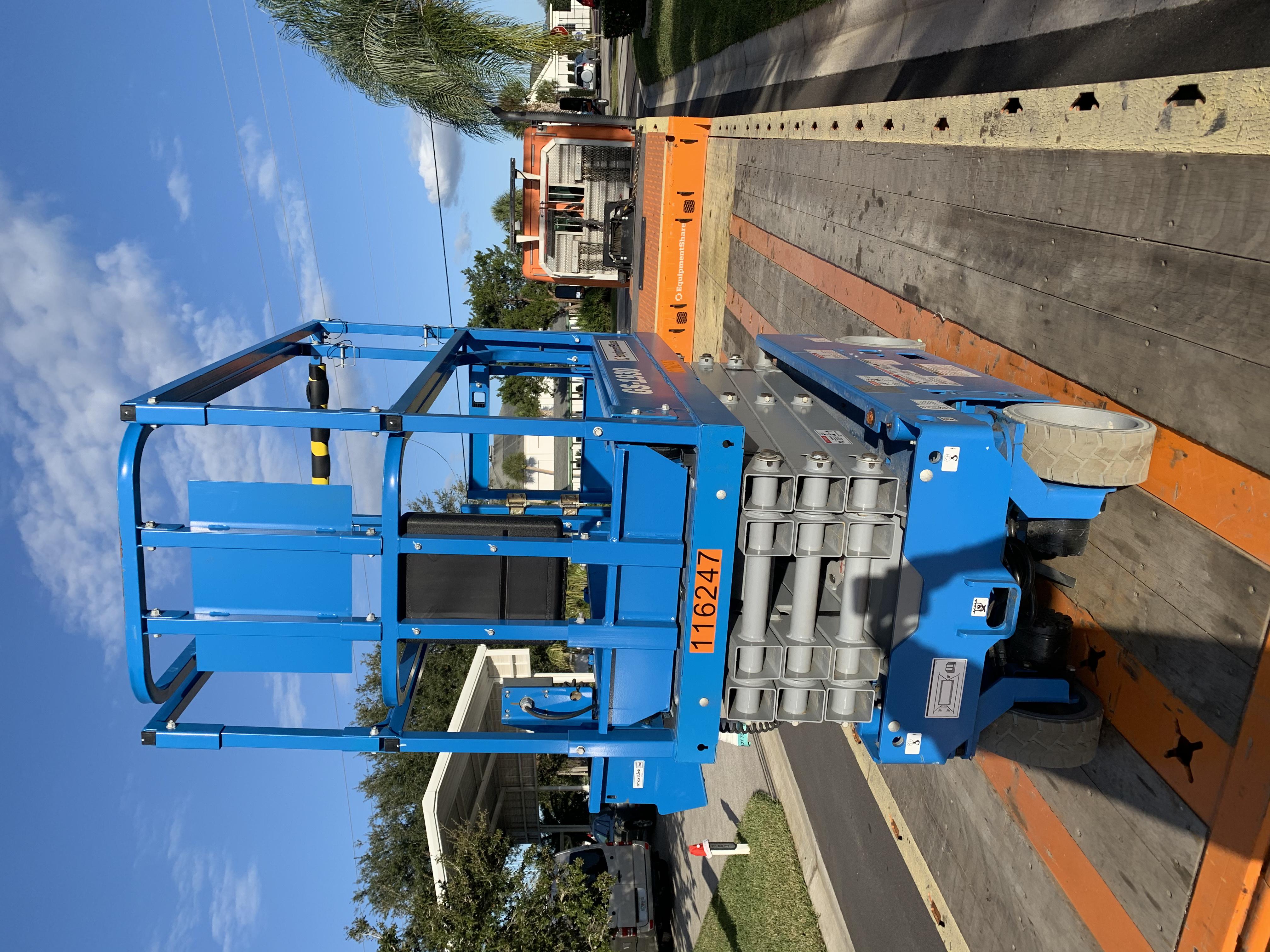 2020 Genie GS-1930 Solid Non Marking Tires, Beacon, Folding rails with half height swing gate