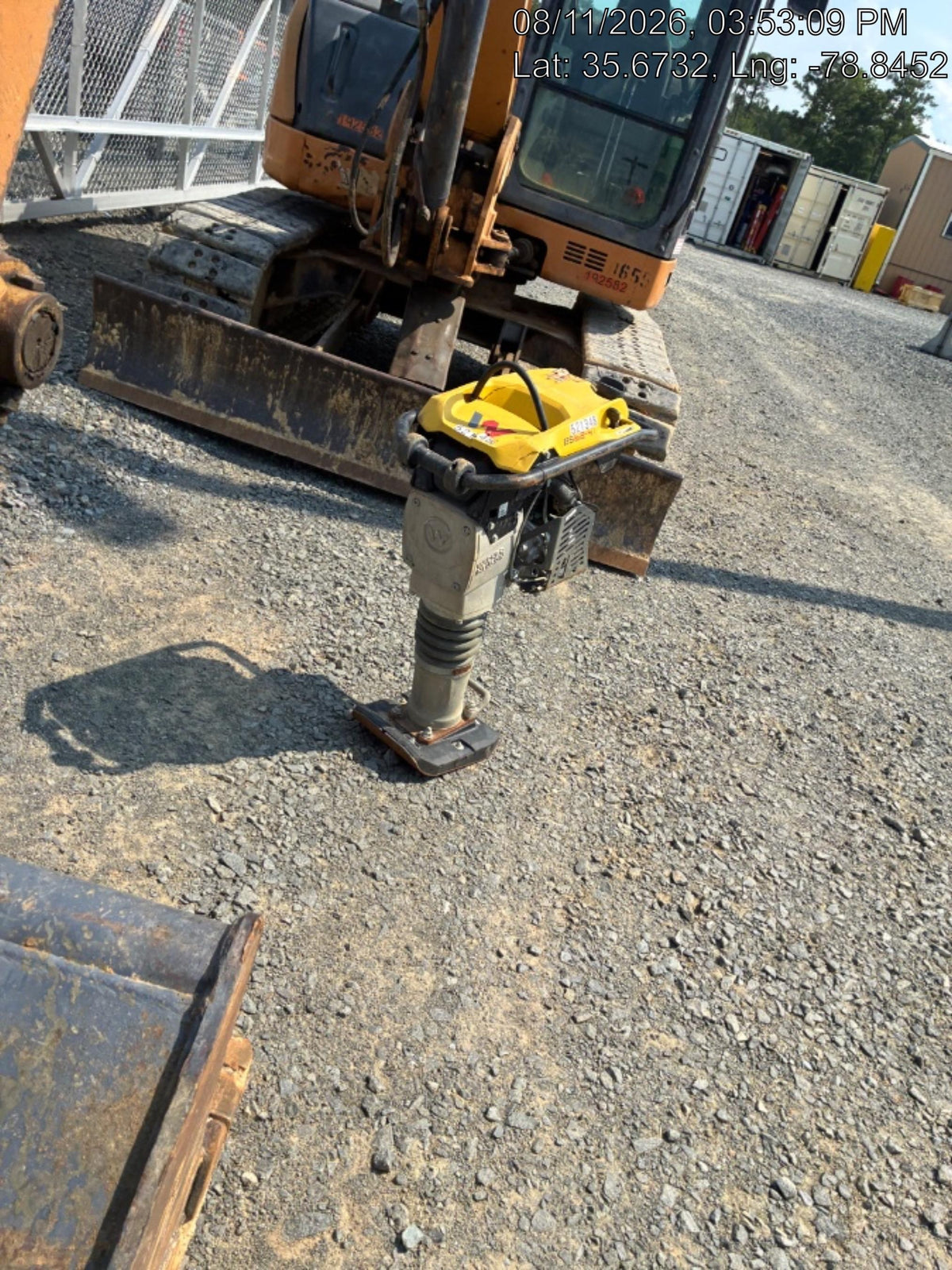 2015 Case CX80C CLOSED CAB, A/C, RUBBER TRACKS PADS, 7'-2" ARM