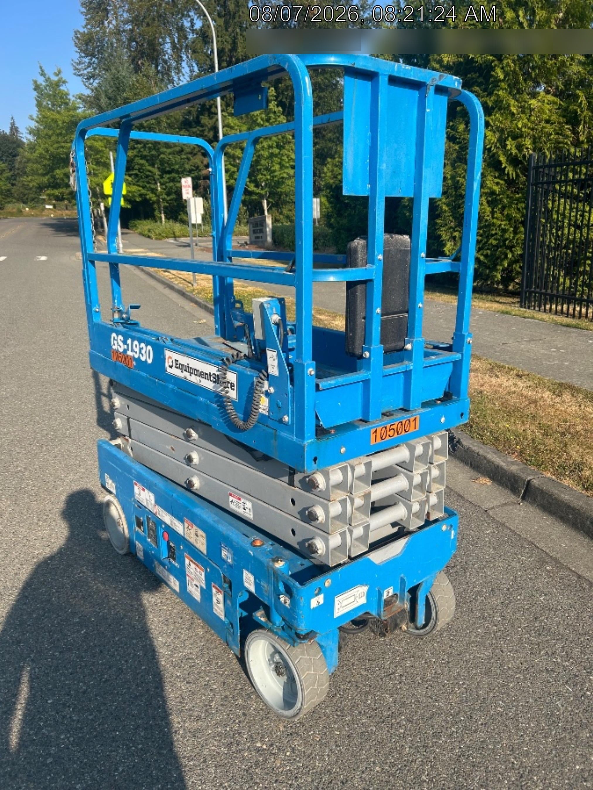 2020 Genie GS-1930 Standard Machine, 800W Inverter