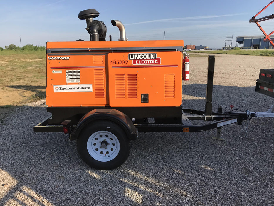 2021 Lincoln Electric Vantage 549X Ready Pak 3, ORANGE (includes trailer, cable rack, fender light kit)