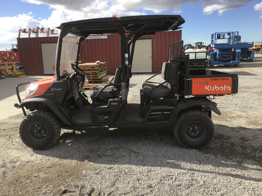 Kubota RTV-X1140W-H Canopy, 4-Seater, Diesel, Windshield Acrylic Clear, Strobe Light, Backup Alarm