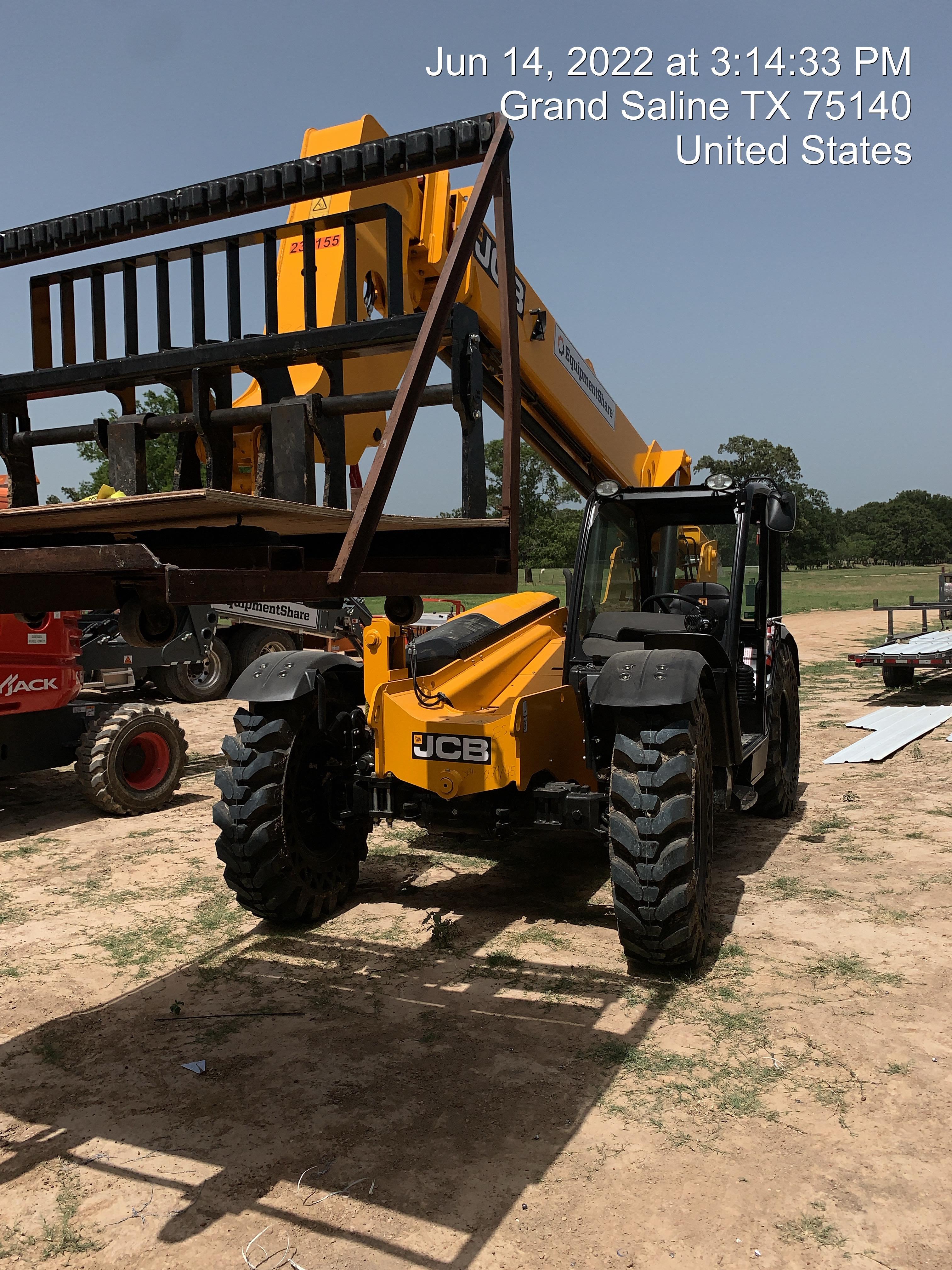 2022 JCB 509-42 74Hp Dsl, Canopy, Sld Tires, LED WL, Bcn, L Hook, EST