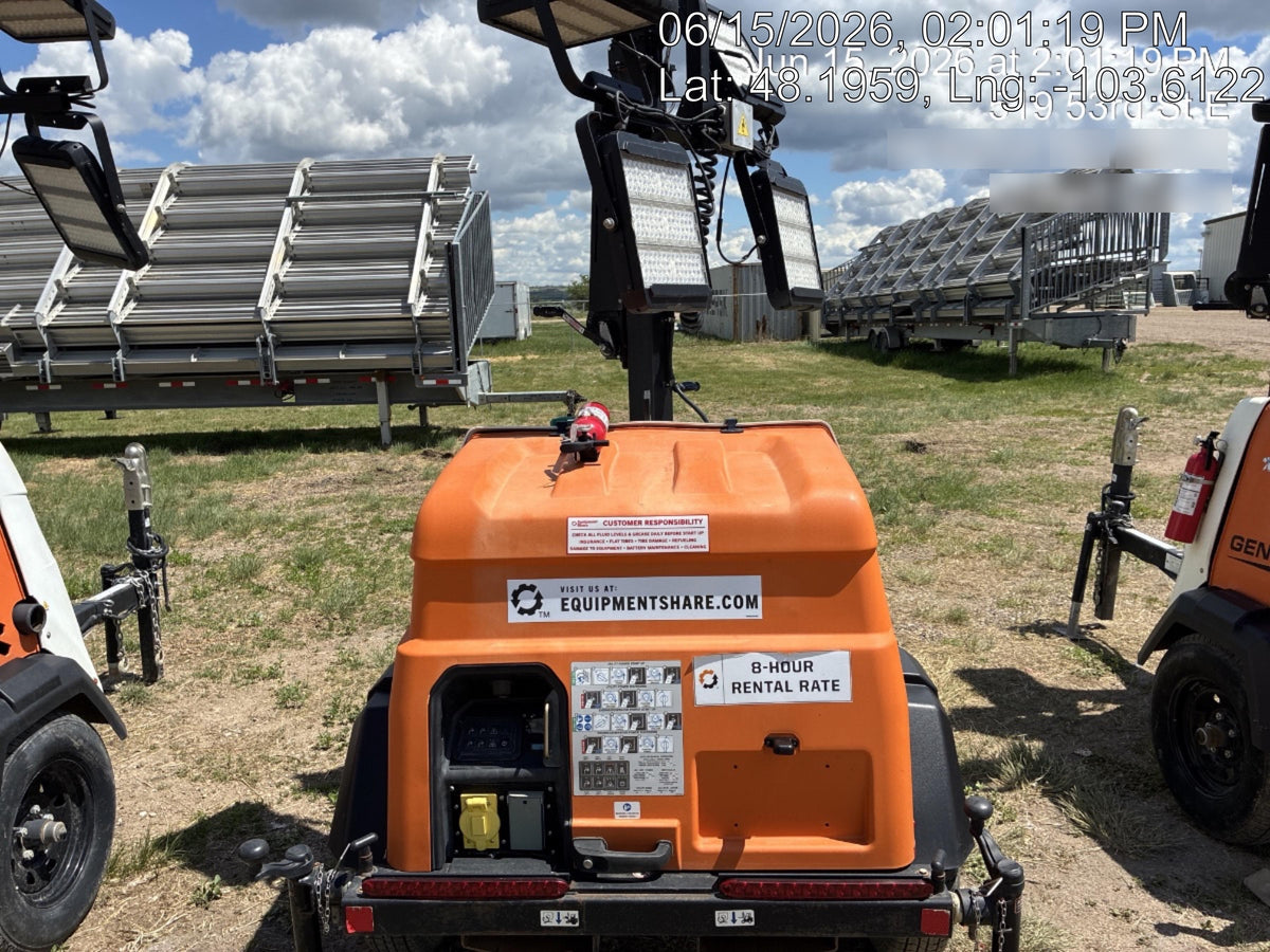 2023 Generac MLT2 Diesel, Flex Switch 120V Input, Powerzone Controller, (4) 320W LED Lights, 4kW Generator, 39.9 Gal Fuel Tank, 2" Ball, T3