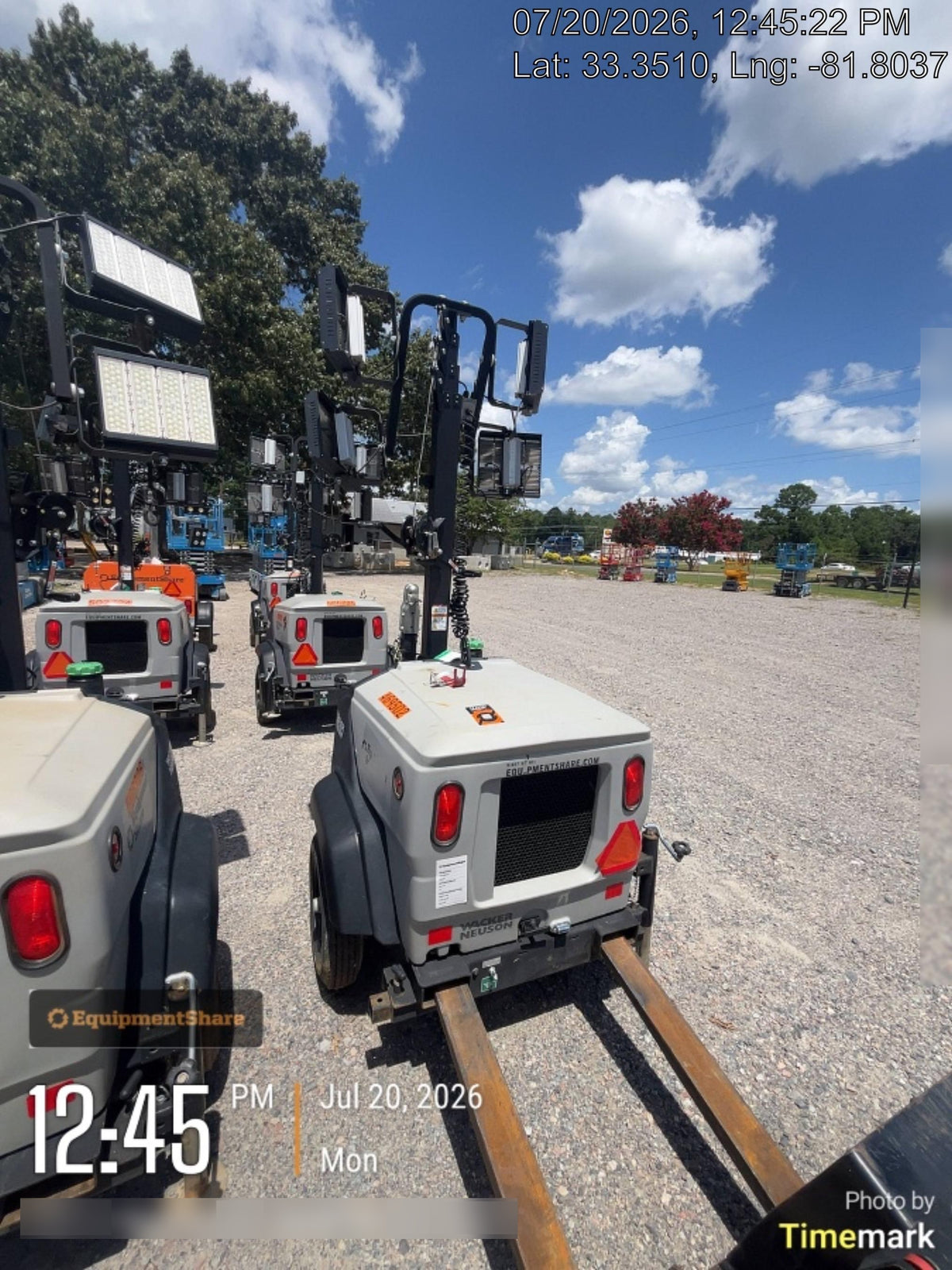 2024 Wacker Neuson LTT4 Diesel, Kohler KDW702, Deep Sea Controller, Auto Start, LED 320W, Bypass Outlet, T3