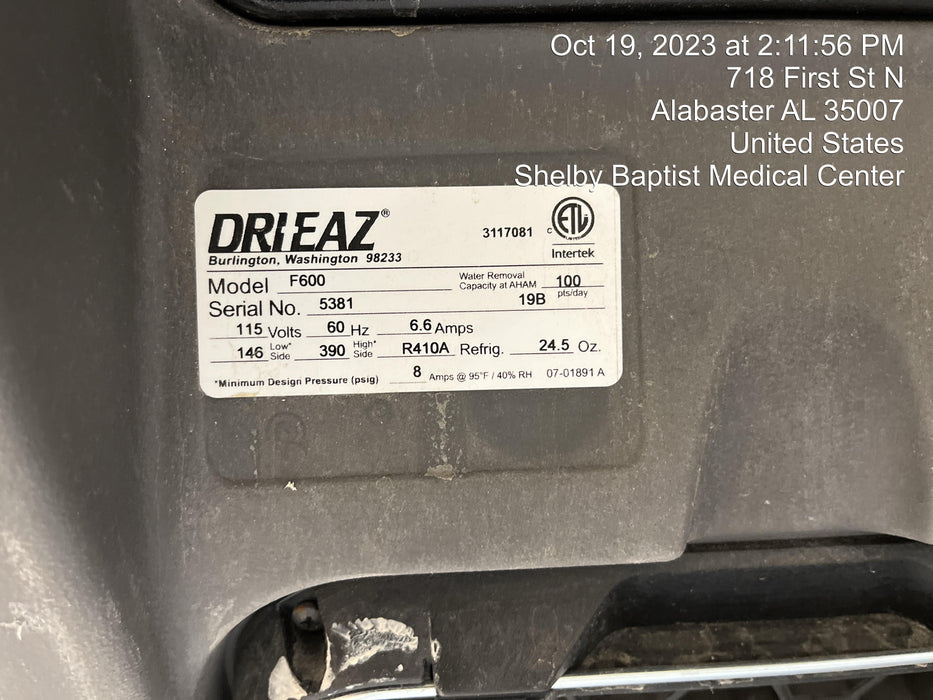 2020 DRI-EAZ LGR6000Li