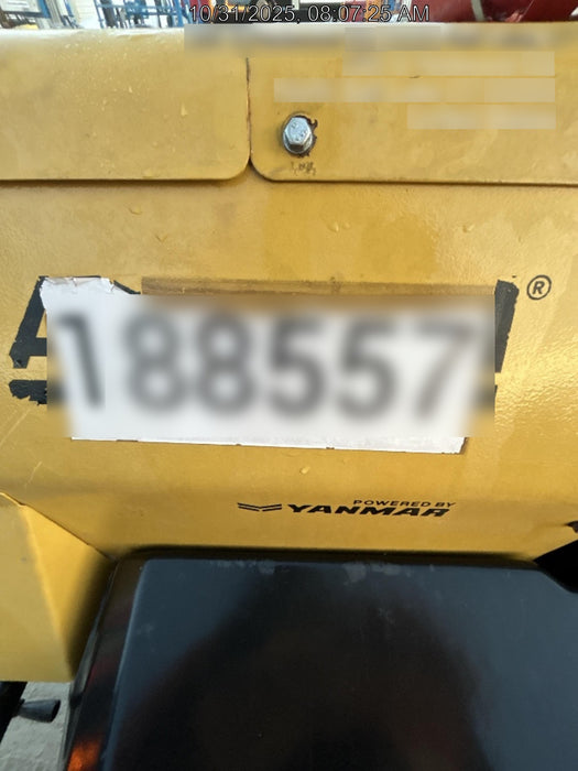 Allmand NLV3GR (4) LED Light Fixture 350W, 23' Vertical Mast, 3kW Prime, Towable, Deep Sea L401, Leveling Jacks, Yanmar T4F 5.8hp