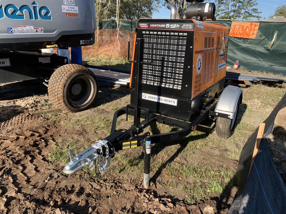 2022 Lincoln Electric Vantage 549X Crosslink Technology, Trailer Mounted, ES Decals, T3