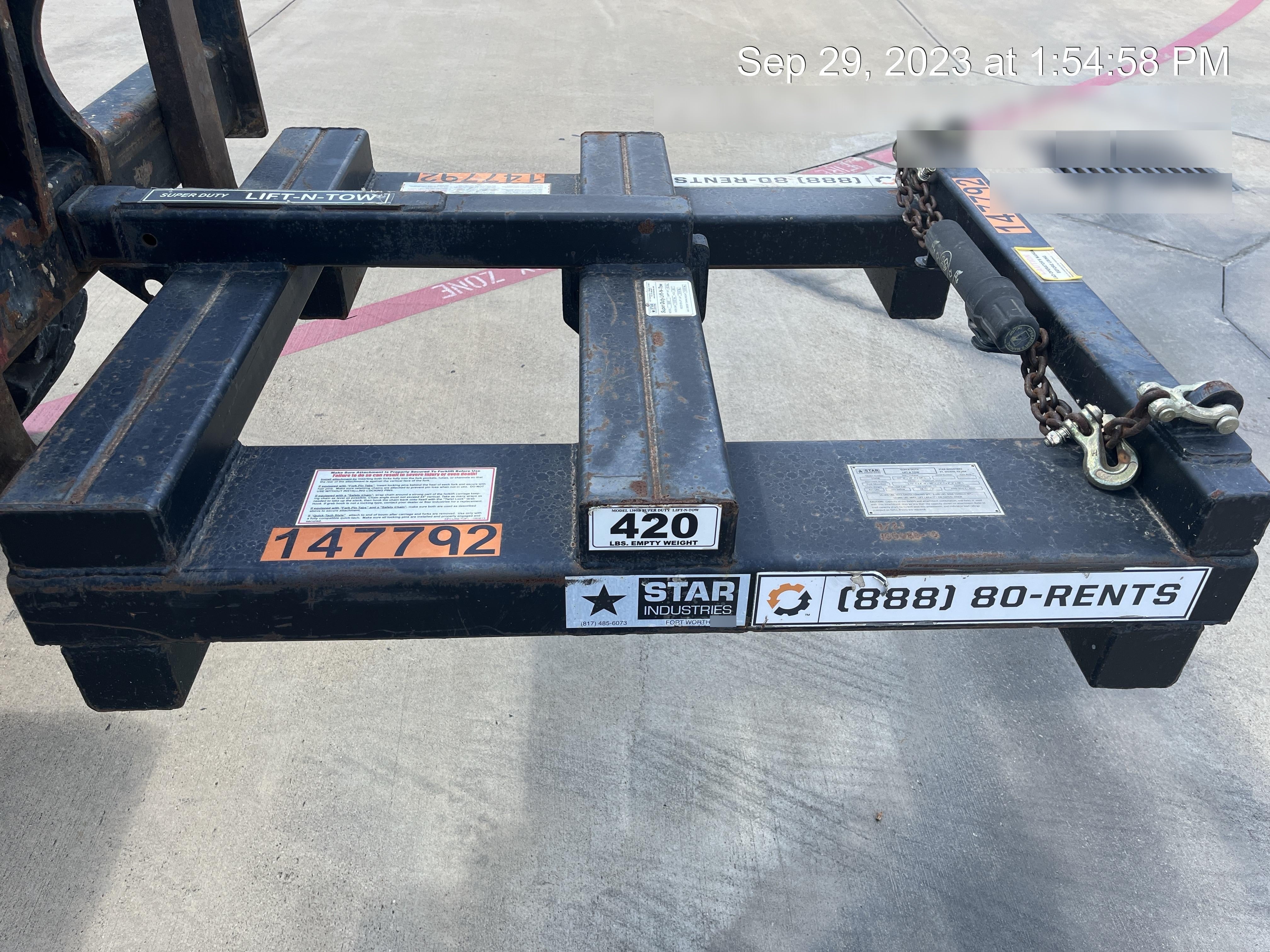 2021 STAR INDUSTRIES 1395B