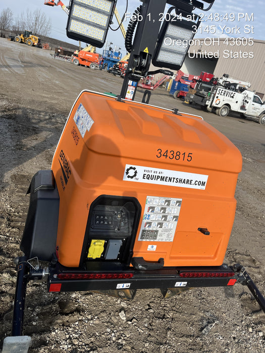 2023 Generac MLT2 Diesel, Flex Switch 120V Input, Powerzone Controller, (4) 320W LED Lights, 4kW Generator, 39.9 Gal Fuel Tank, 2" Ball, T3