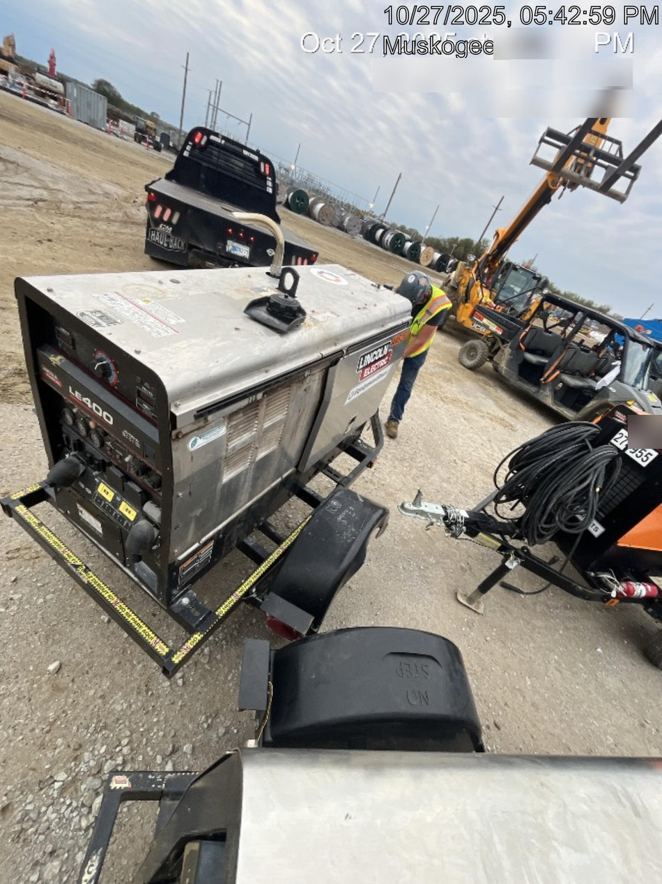 2024 Lincoln Electric LE400 Kubota V1505, Trlr, Cable Rack, Light Kit, ES Decals, T3