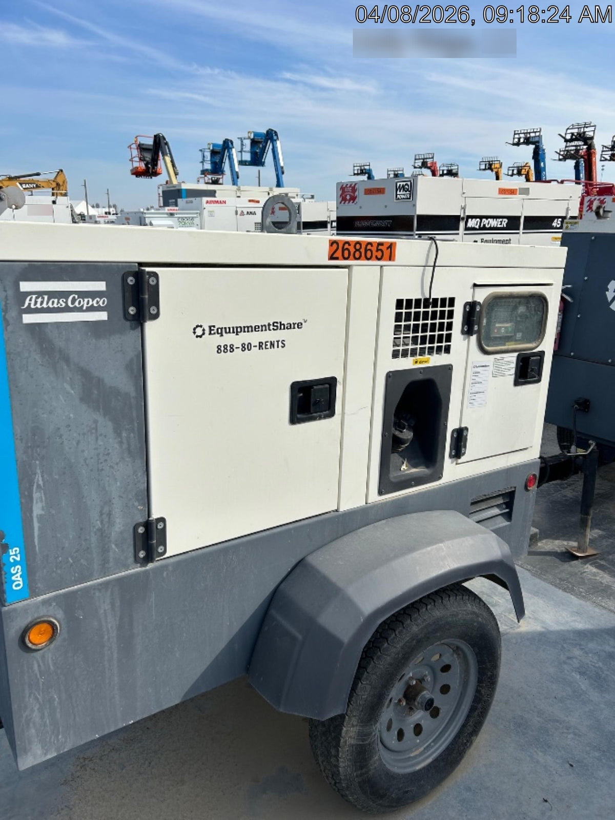2022 ATLAS COPCO QAS25 CWK