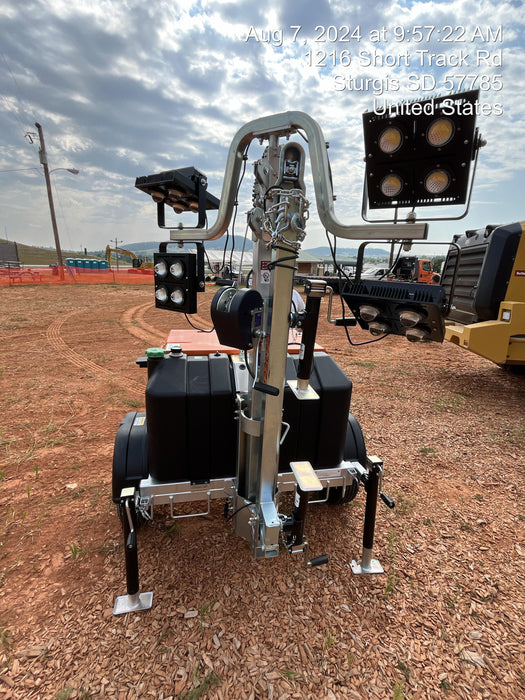 2024 Wanco WLTT-4MM4K Diesel, Deep Sea Controller, Shore Power Plug, Auto Start, (4) 350W LED Floodlights, 4kW Generator, 60 Gal Fuel Tank, 2" Ball, T3