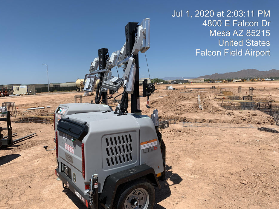 2019 Wacker Neuson LTV6K-LED Standard LED Towable Light Tower w/None