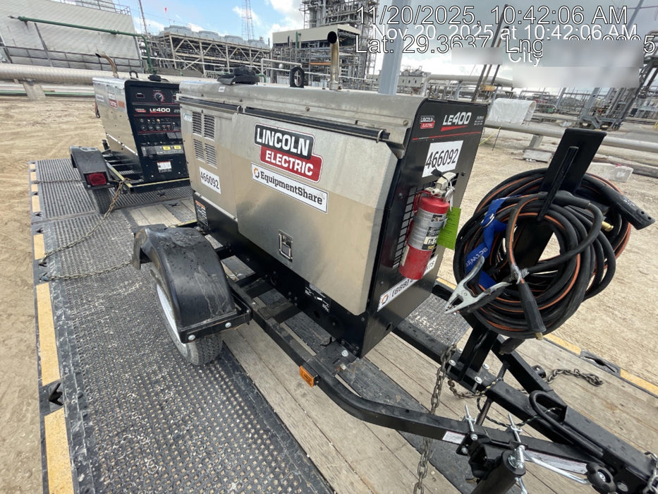 2024 Lincoln Electric LE400 Kubota V1505, Trlr, Cable Rack, Light Kit, ES Decals, T3