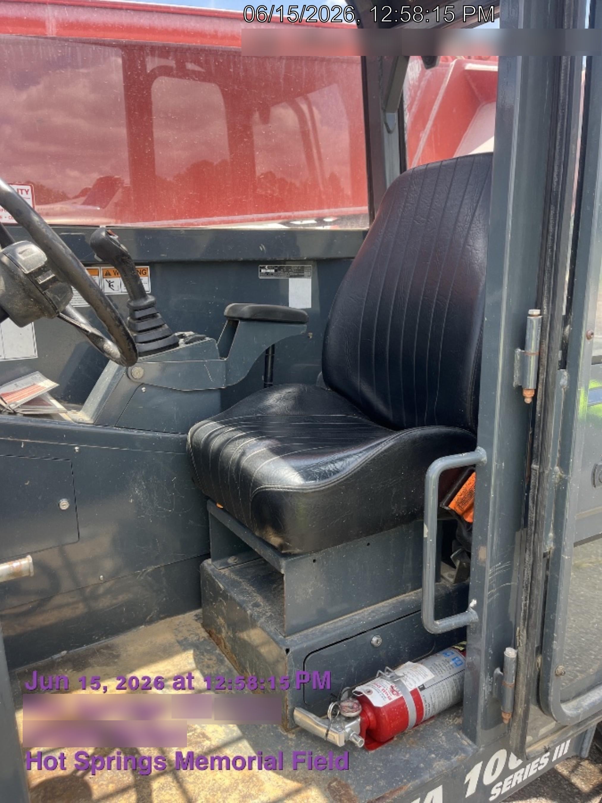 2018 Manitou MTA10055 Manitou MTA 10055 w/Open ROPS, Work Lights/Strobe, Aux Hyd, Solid Tires, Lift Hook, 66" Carriage, 60" Forks