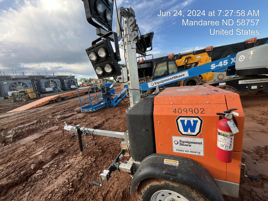 2024 Wanco WLTT-4MM4K Diesel, Deep Sea Controller, Shore Power Plug, Auto Start, (4) 350W LED Floodlights, 4kW Generator, 60 Gal Fuel Tank, 2" Ball, T3