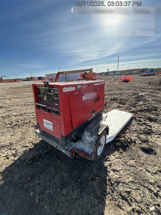2022 Shindaiwa DGW400MDL Kubota D902 Engine, 23 HP, Dual Op Welder, Wire, Arc, Droop Stick, Tig, and CC Stick Functionality, Simulphase, 3 Phase and 1 Phase Gen Output, Single Axle NB Trlr, Slr Trckl Chrg 12V 12W, Fire Ext