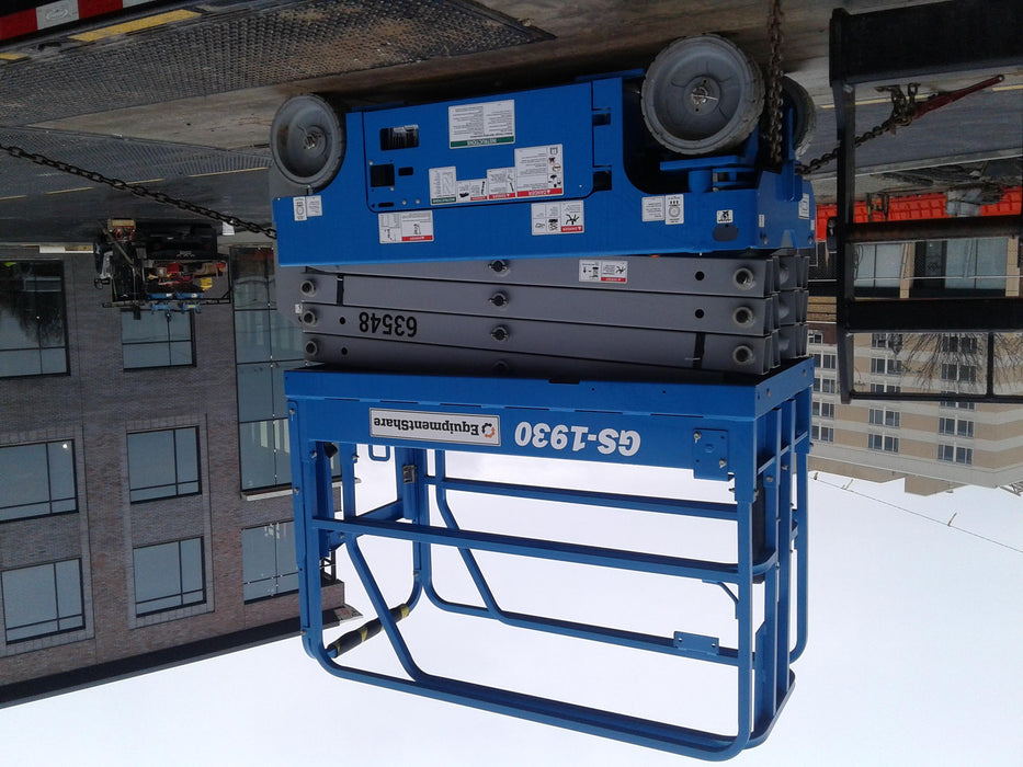 2020 Genie GS-1930 Solid Non Marking Tires, Beacon, Folding rails with half height swing gate
