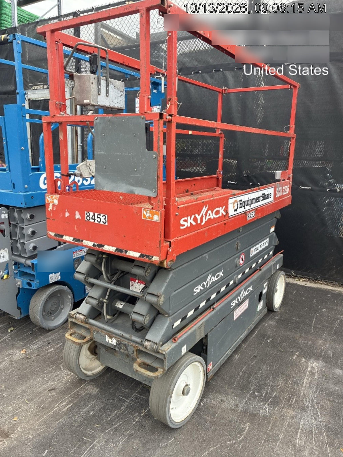 2018 Skyjack SJIII-3226 Skyjack SJIII3226 Scissor Lift w/Trojan Batteries