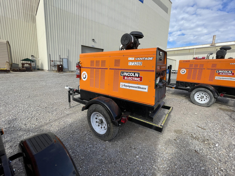 2021 Lincoln Electric Vantage 549X Ready Pak 3, ORANGE (includes trailer, cable rack, fender light kit)
