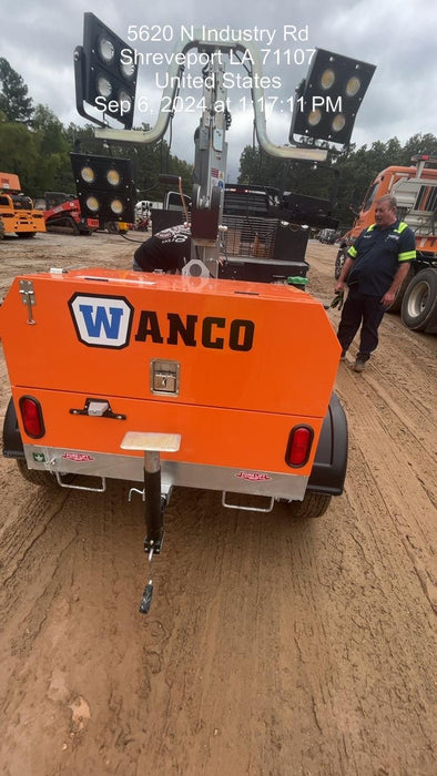 2024 Wanco WLTT-4MM4K Diesel, Deep Sea Controller, Shore Power Plug, Auto Start, (4) 350W LED Floodlights, 4kW Generator, 60 Gal Fuel Tank, 2" Ball, T3