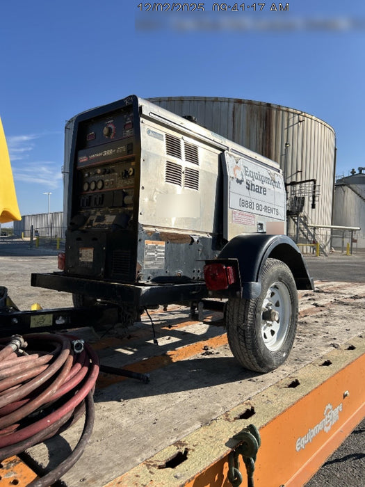 2019 Lincoln Electric Vantage 322 Welder Ready-Pak 3, Two wheel trailer, Fender and Light kit, Cable Rack
