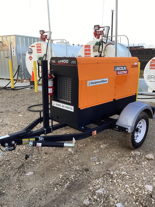 2022 Lincoln Electric LE400 Kubota V1505, Trlr, Cable Rack, Light Kit, ES Decals, T3