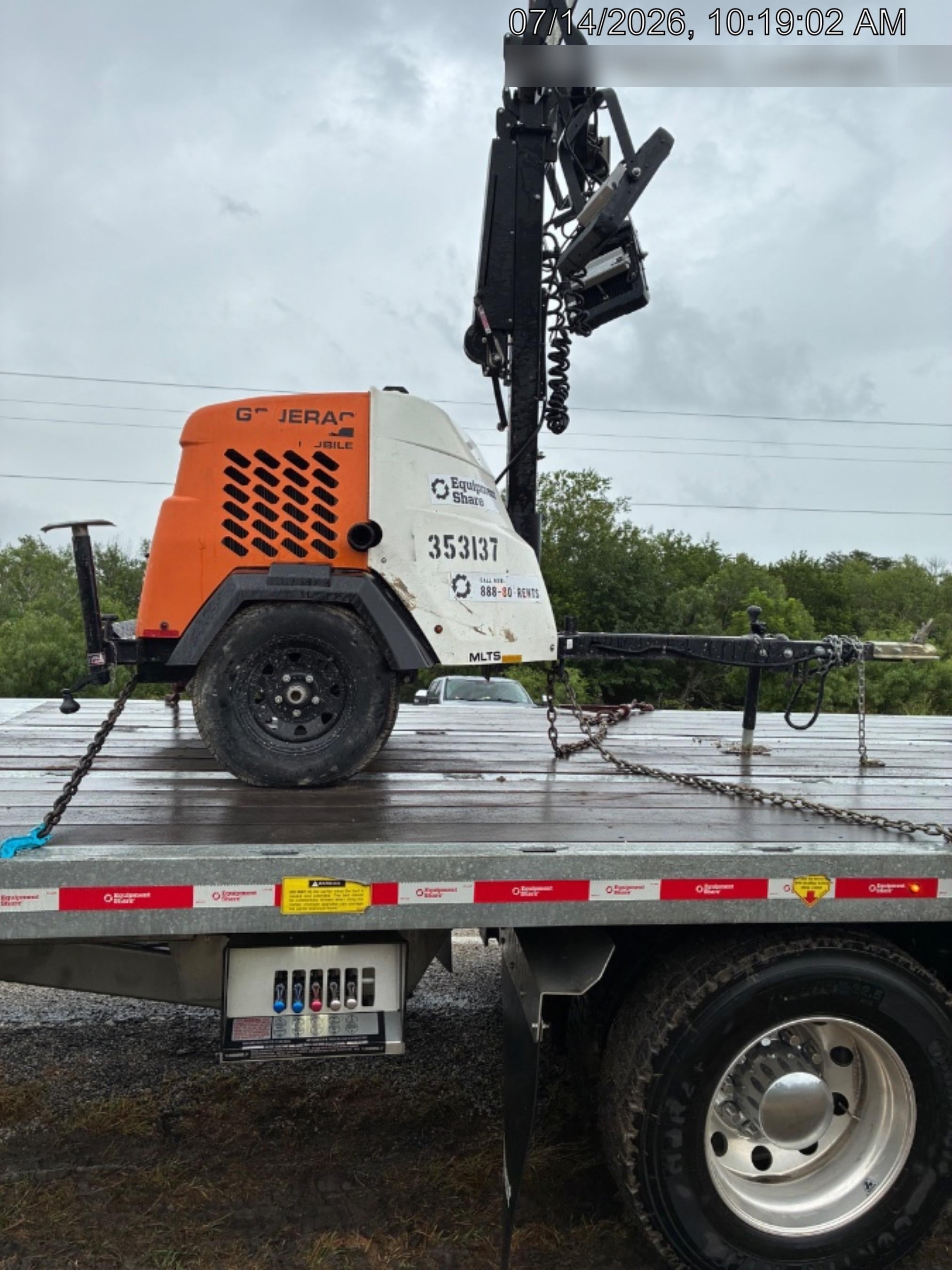 2023 Generac MLT2 Diesel, Flex Switch 120V Input, Powerzone Controller, (4) 320W LED Lights, 4kW Generator, 39.9 Gal Fuel Tank, 2" Ball, T3