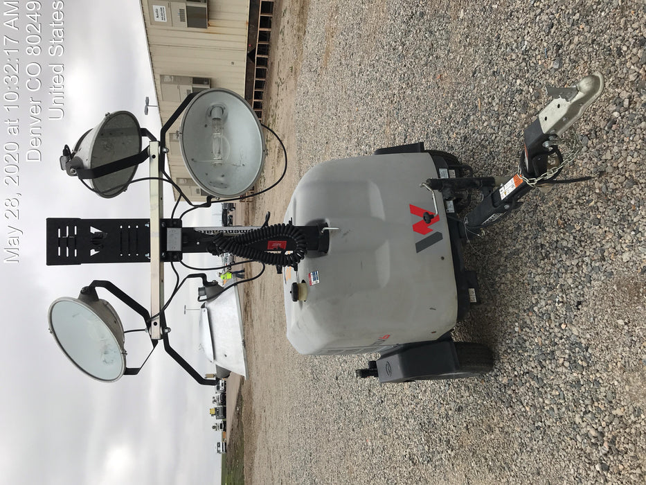 2018 Wacker Neuson LTV6L-MH Wacker Neuson LTV6L Mobile Light Tower w/Fuel Level Sensor Installed