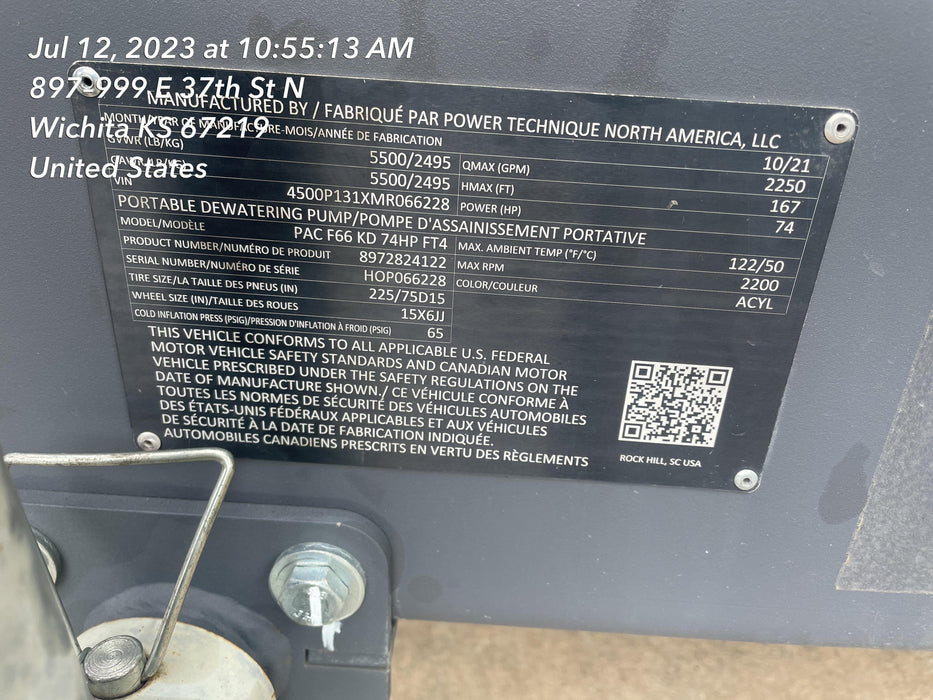 2021 ATLAS COPCO PAC66