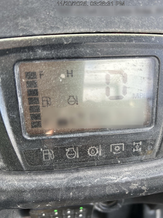 Kubota RTV-X1140W-H 4wd Utility Cart, LED Strobe, Windshield Tempered Glass, Pastic Canopy, Wire Harness Kit, Backup Alarm