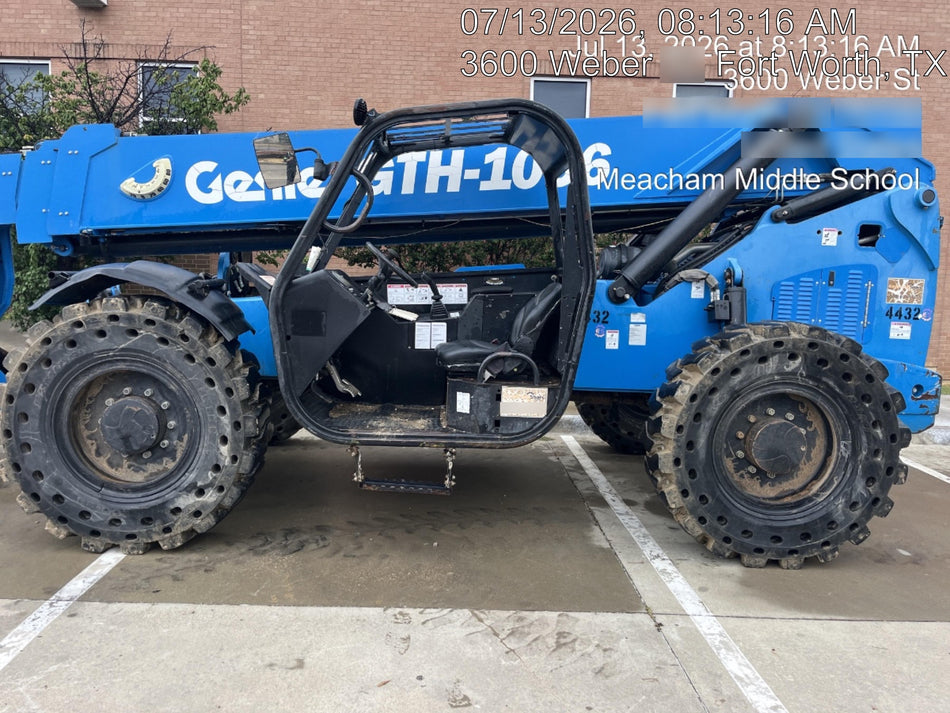 2017 Genie GTH-1056 Genie GTH1056, Solid Tires, 60" carriage, Light Kit, Open ROPS