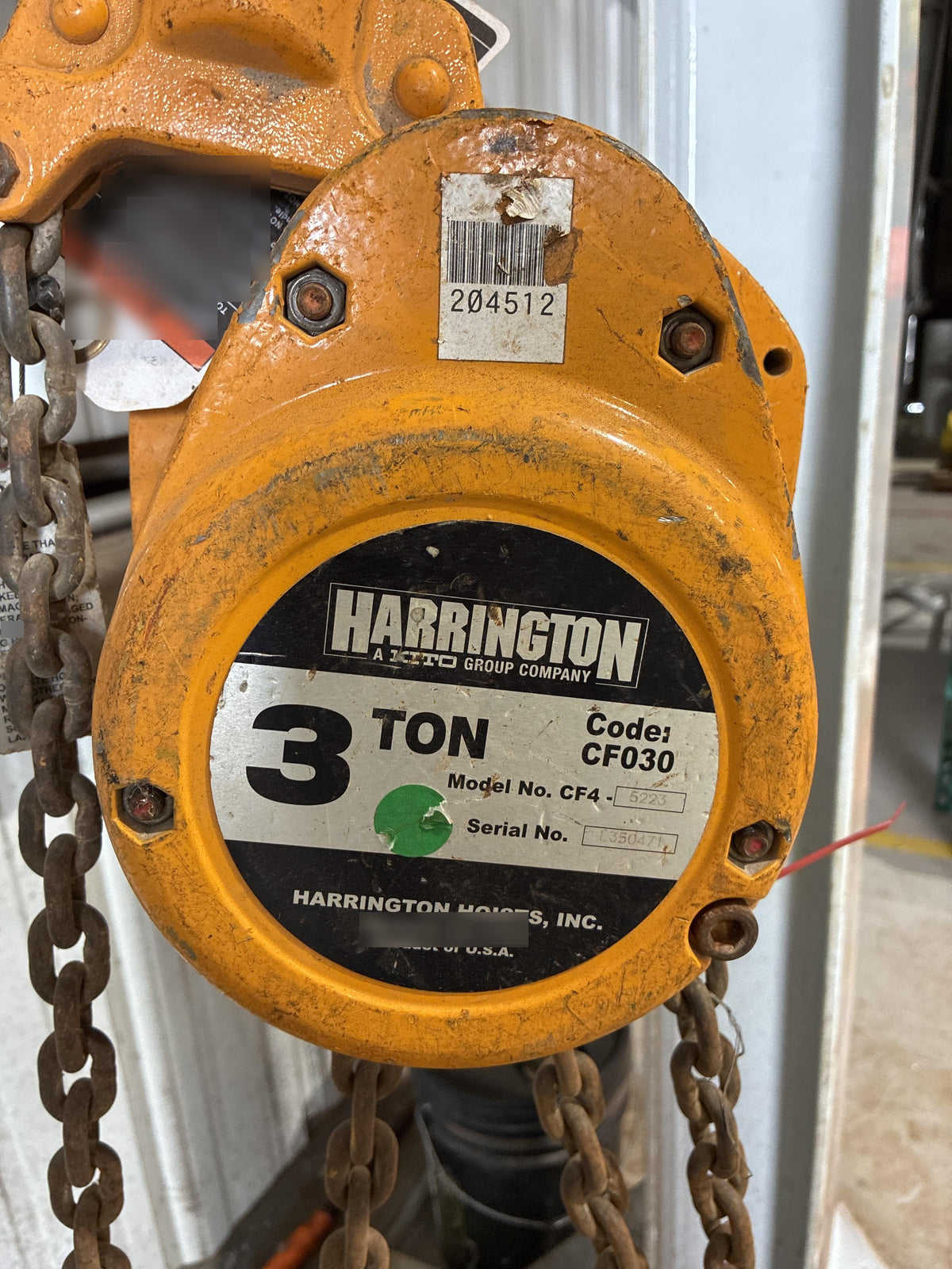 2021 HARRINGTON CF030-15