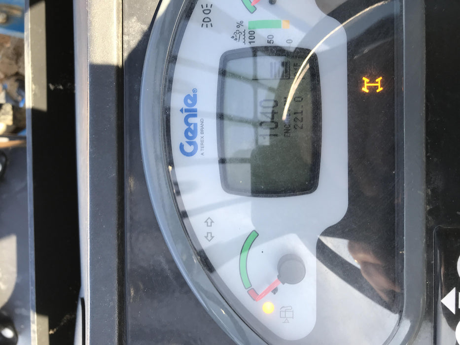 2019 Genie GTH-1056 Canopy, Solid RT Tires, LED Work Lights, Beacon 60" QA Carriage, 60" Forks