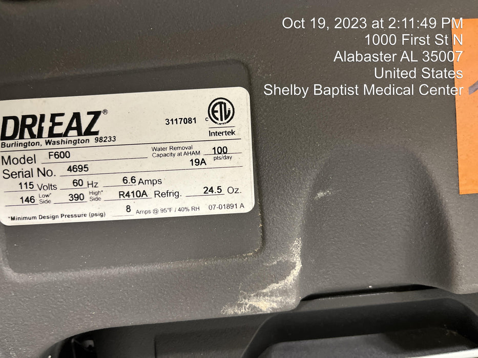 2020 DRI-EAZ LGR6000Li