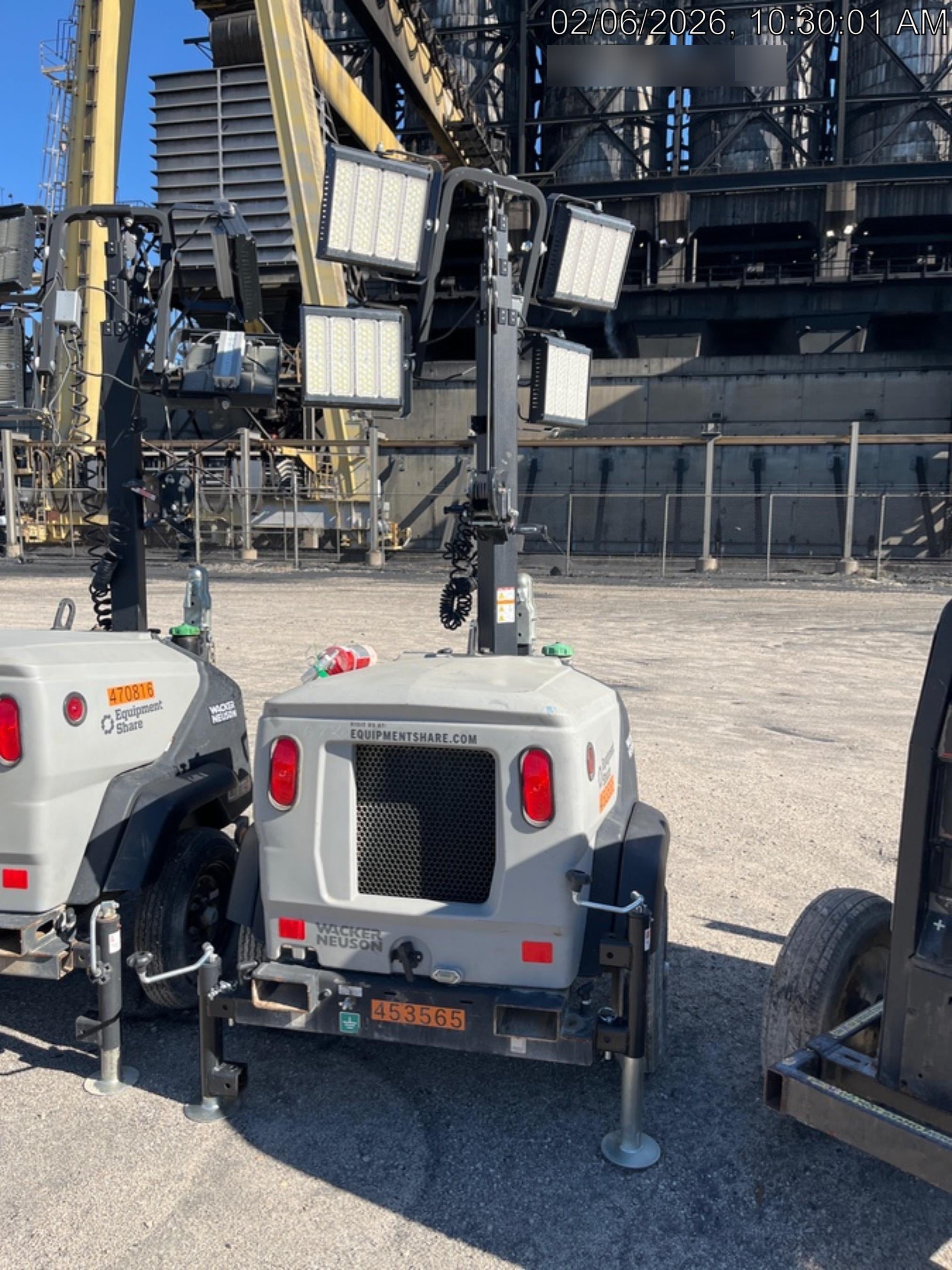 2024 Wacker Neuson LTT4 Diesel, Kohler KDW702, Deep Sea Controller, Auto Start, LED 320W, Bypass Outlet, T3