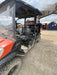 Kubota RTV-X1140W-H 4wd Utility Cart, 4 Seat, Diesel, LED Strobe, Windshield Tempered Glass, Plastic Canopy, Wire Harness Kit, Backup Alarm