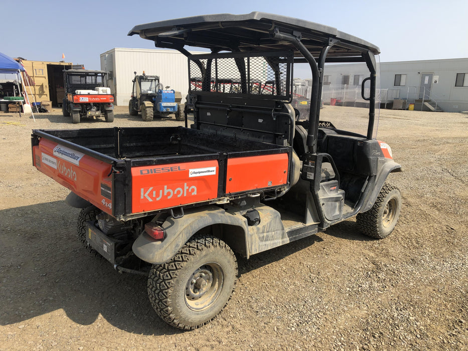 2022 Kubota RTV-X1140W-H Plastic Canopy, Windshield Acrylic Clear, LED Strobe Light, Wire Harness Kit, Back up Alarm
