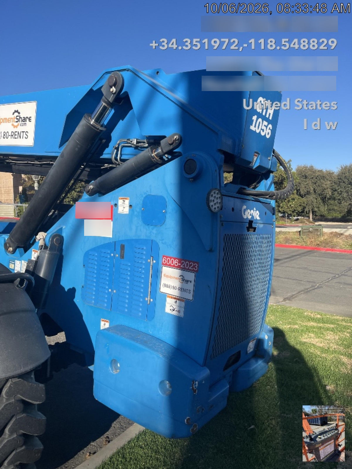 2019 GENIE GTH-1056