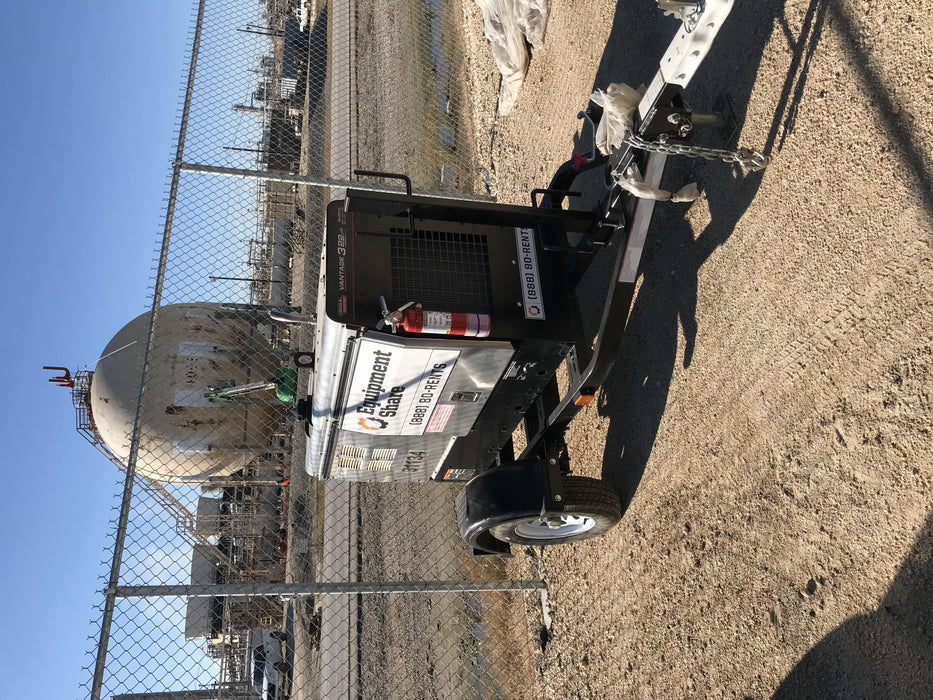 2019 Lincoln Electric Vantage 322 Welder Ready-Pak 3, Two wheel trailer, Fender and Light kit, Cable Rack