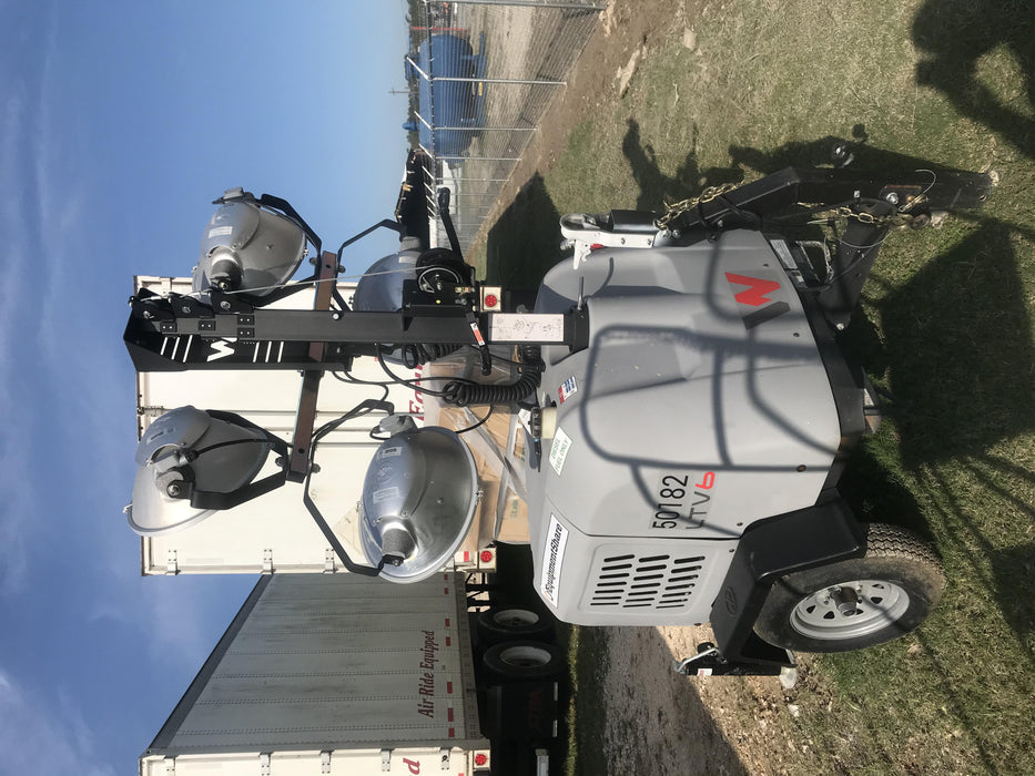 2019 Wacker Neuson LTV6L-MH Mobile Light Tower w/Fuel Level Sensor Installed