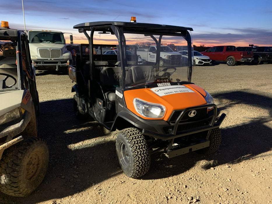 2021 Kubota RTV-X1140W-H Plastic Canopy, Windshield Acrylic Clear, LED Strobe Light, Wire Harness Kit, Back up Alarm