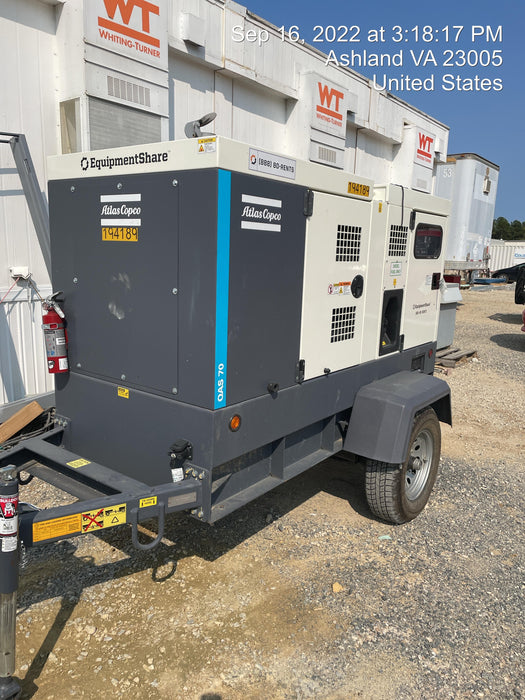 2021 ATLAS COPCO QAS 70