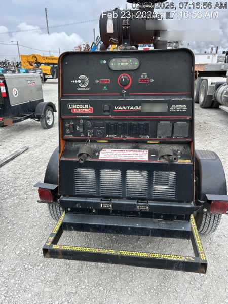 2021 Lincoln Electric Vantage 549X Ready Pak 3, ORANGE (includes trailer, cable rack, fender light kit)