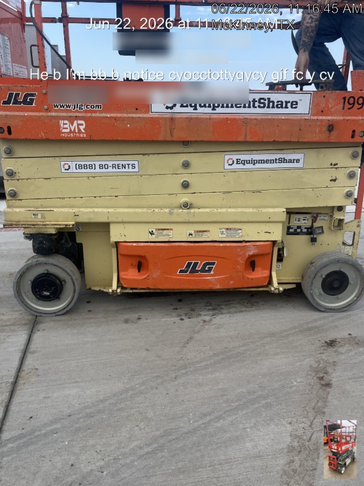 2016 JLG 2632ES