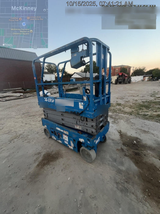 2019 Genie GS-1930 Fixed Rails with Chain Entry