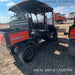 2020 Kubota RTV-X1140W-H 4WD, LED Strobe, Windshield Acrylic Clear, Plastic Canopy, Wire Harness Kit, Backup Alarm